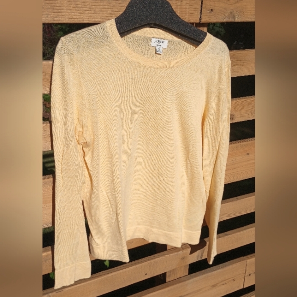 Light Weight Butter Yellow Sweater
